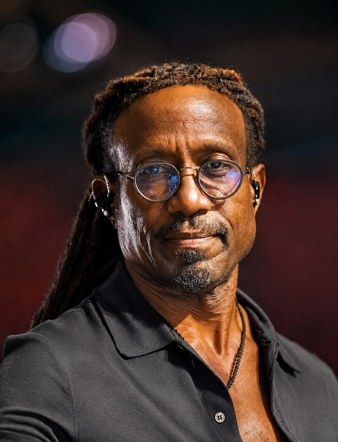 Curtis King Jr. on stage with Bruce Springsteen and the E Street Band